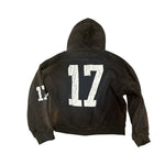 Halfway Point: DEGENERATE '17 HOODIE - FADED BLACK