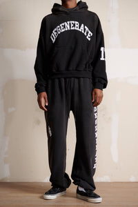 Halfway Point DEGENERATE SWEATPANTS - FADED BLACK