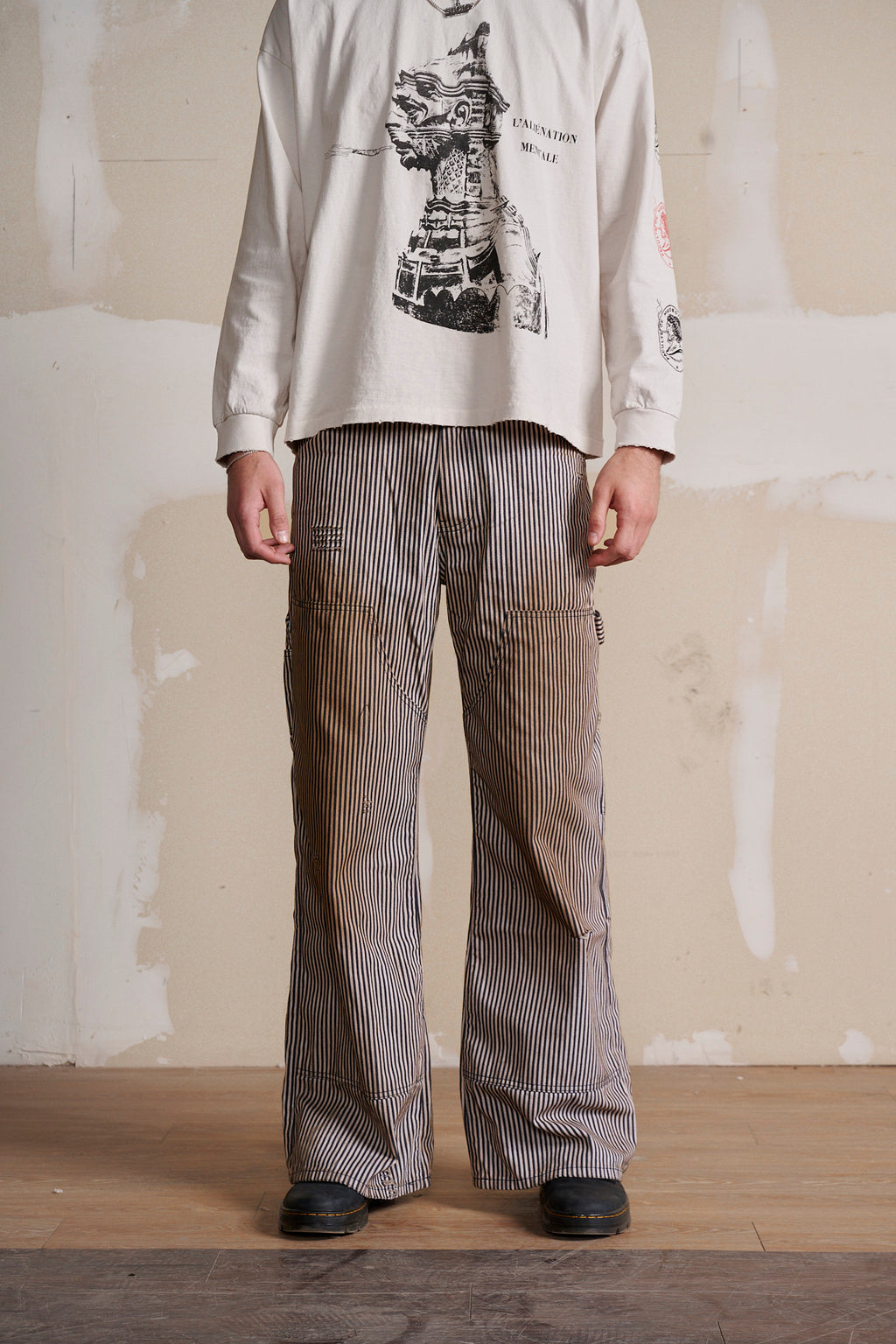 De La Tombe L'ALIÉNATION MENTALE LONG SLEEVE T-SHIRT