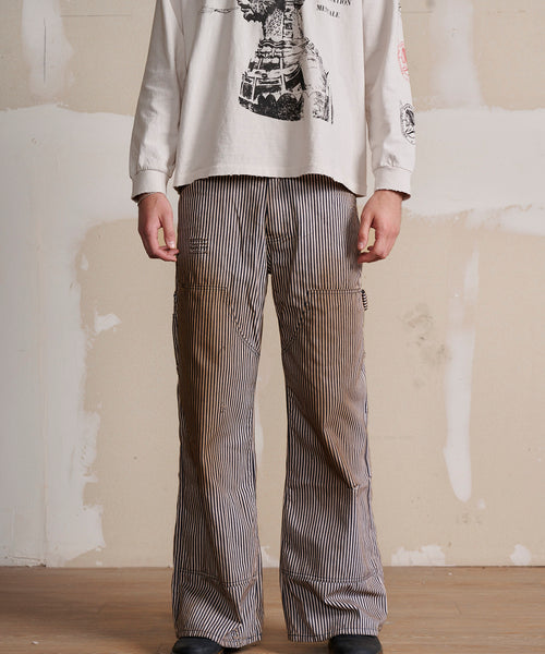 Coffee Pinstripe pants