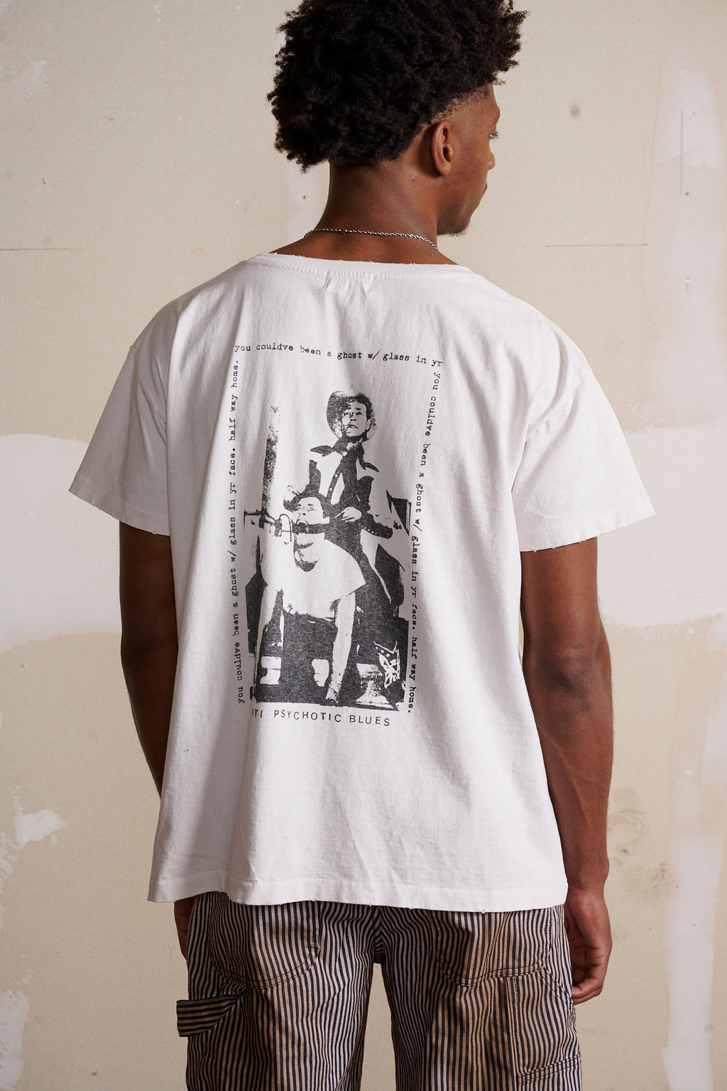 De La Tombe ANTI-PSYCHOTIC BLUES T-SHIRT