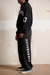 Halfway Point DEGENERATE SWEATPANTS - FADED BLACK