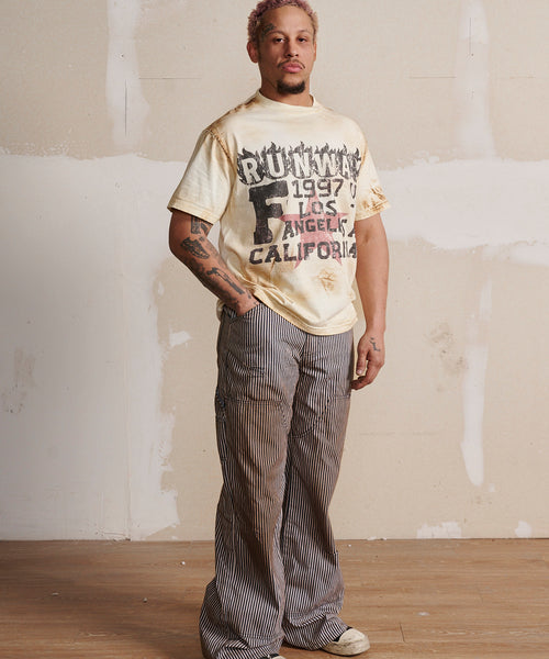 Coffee Pinstripe pants
