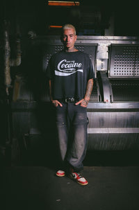 Halfway Point Girls Love Coca*ne Washed Gray