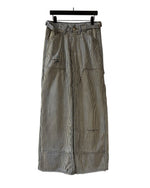 Coffee Pinstripe pants