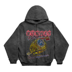 Braves Hoodie Grey