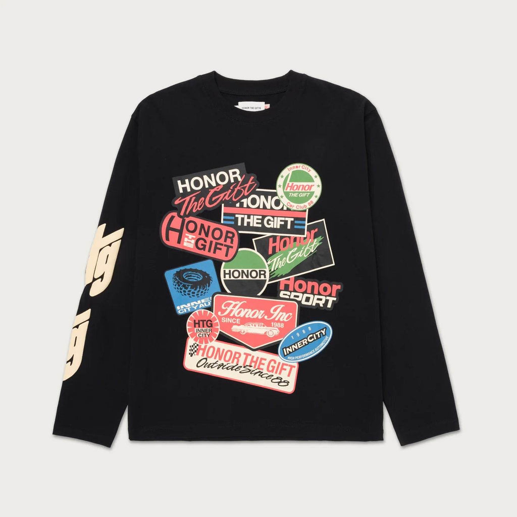 Honor The Gift Fuel LS Tee In Black - Hesperia
