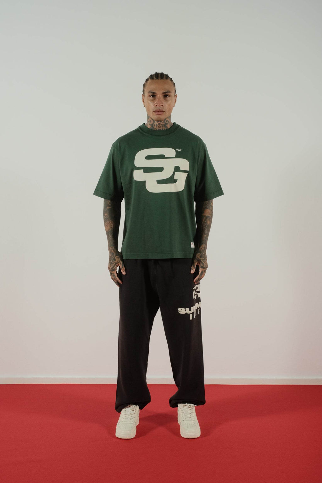 Summer Games SG24 Tee in Hunter Green - Hesperia