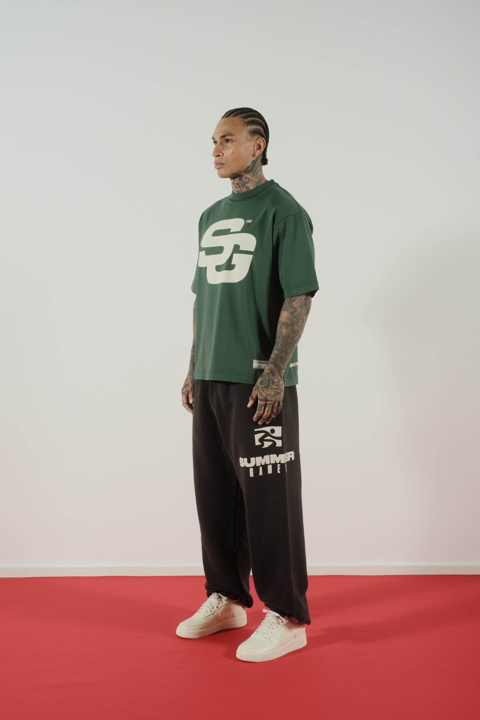 Summer Games SG24 Tee in Hunter Green - Hesperia