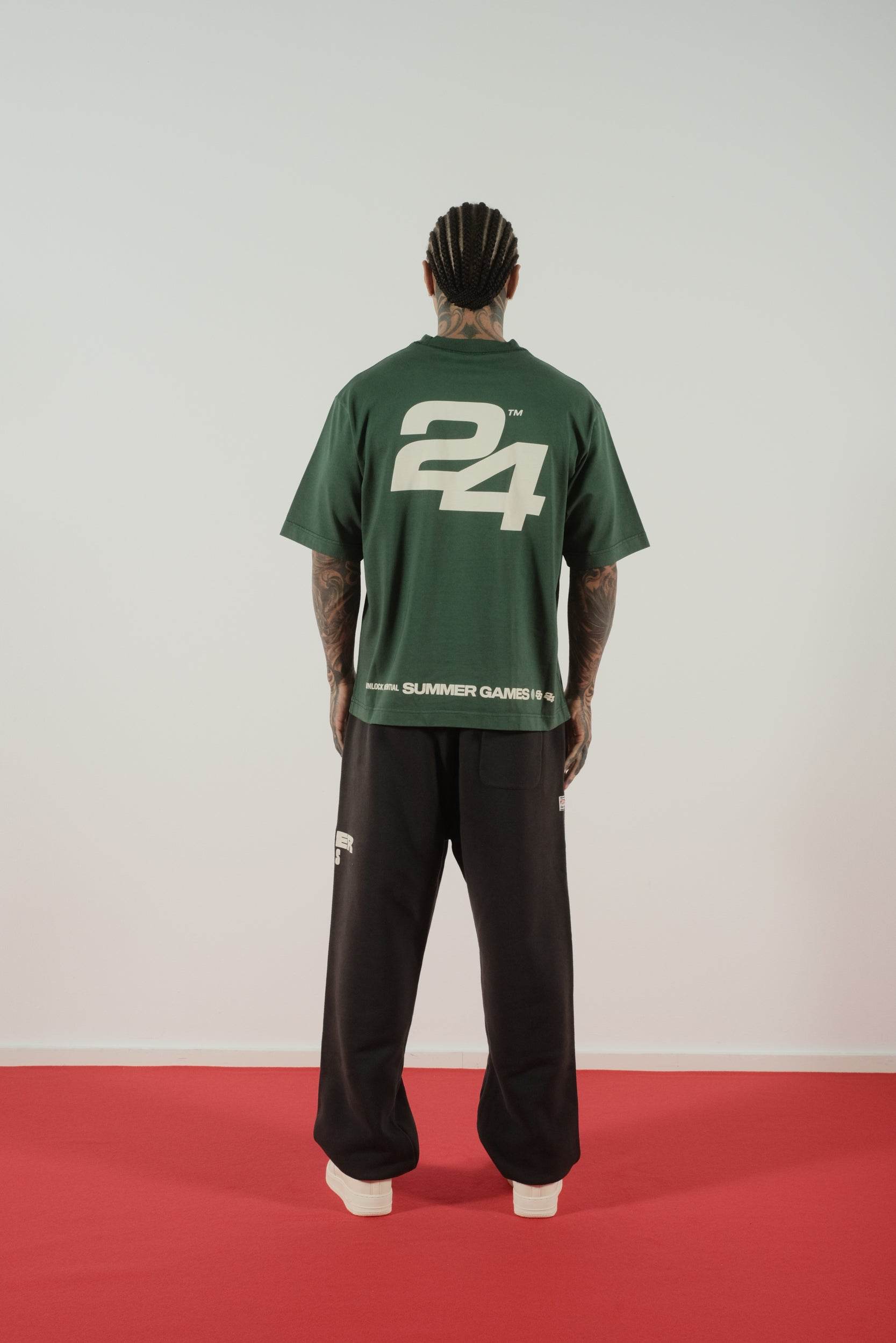 Summer Games SG24 Tee in Hunter Green - Hesperia