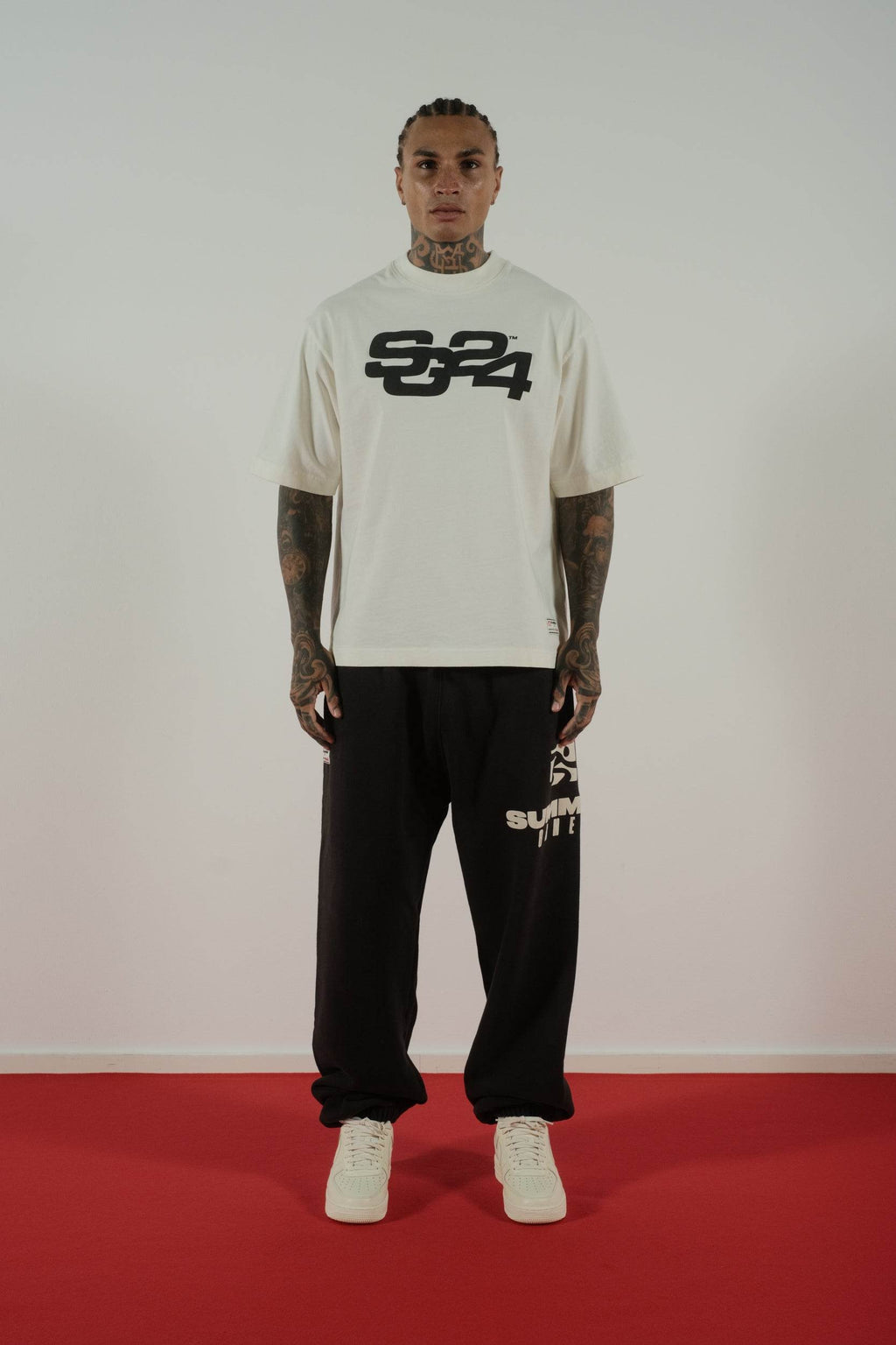 Summer Games SG24 Sphere Tee in Canloi Cream - Hesperia