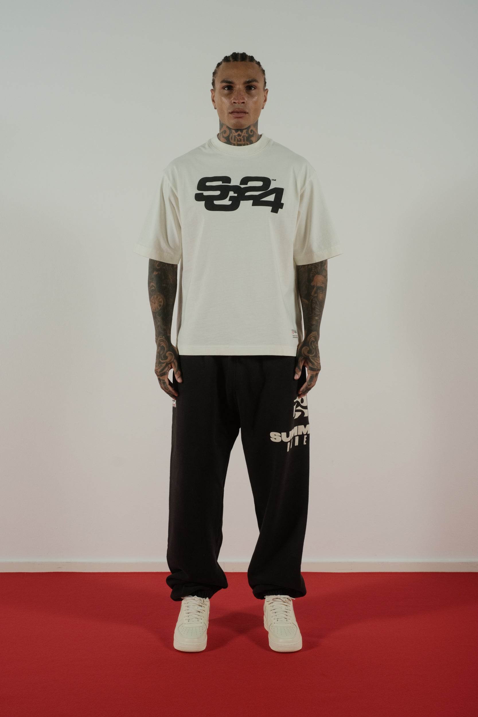 Summer Games SG24 Sphere Tee in Canloi Cream - Hesperia