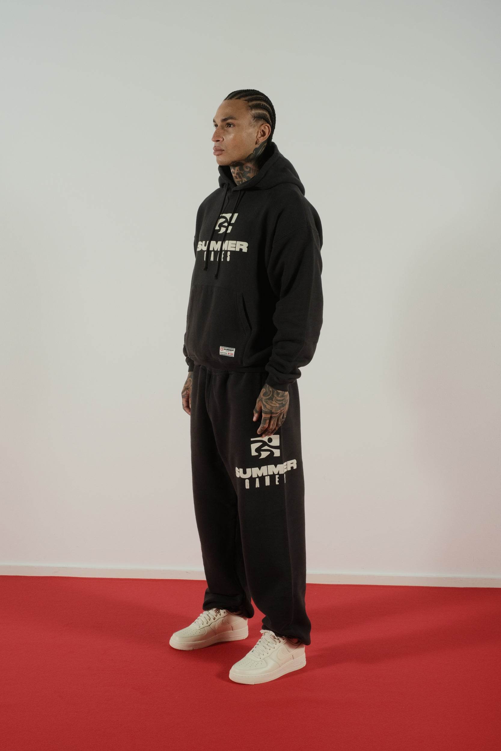 Summer Games Icon Joggers in Black - Hesperia