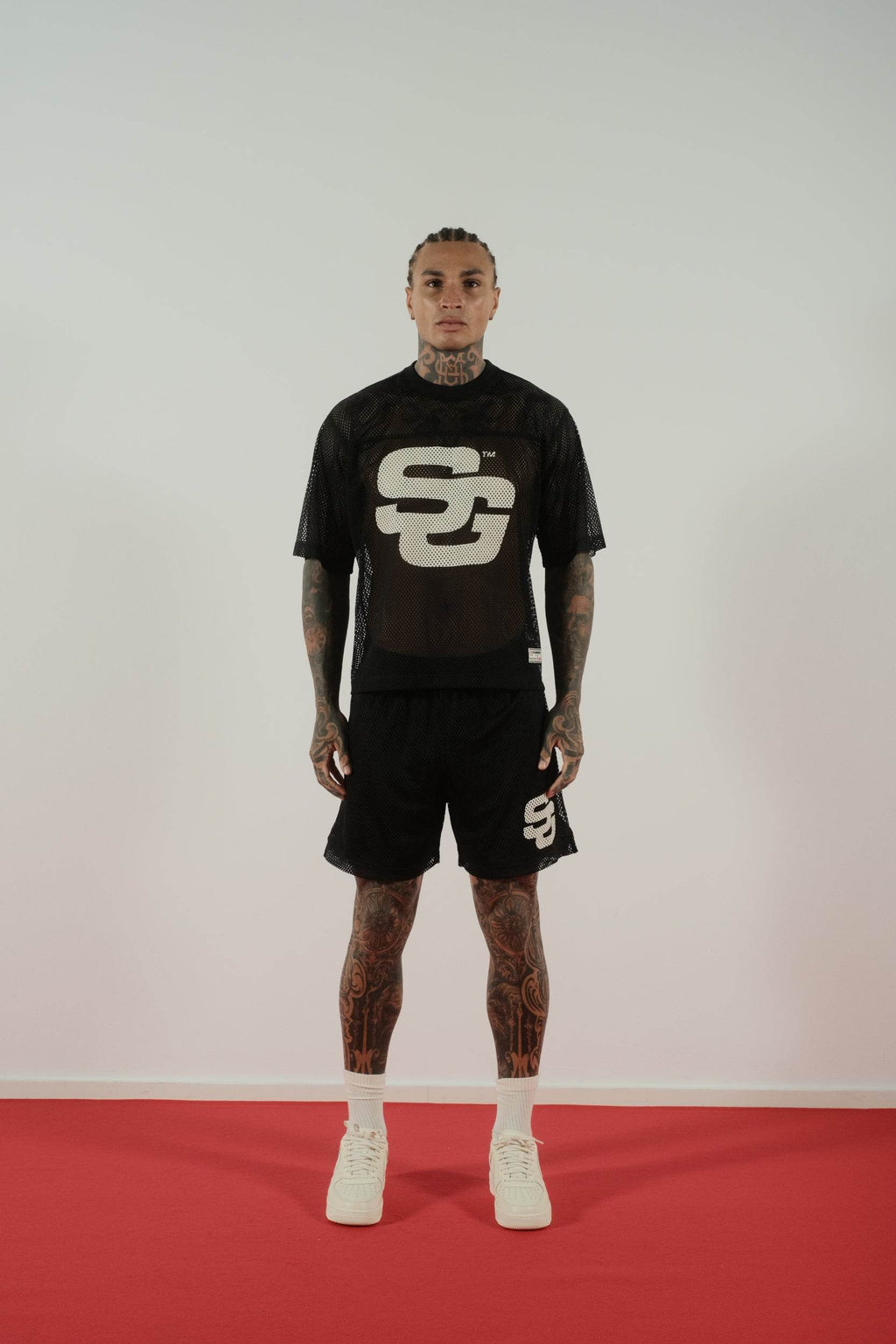 Summer Games SG24 Mesh Top in Black - Hesperia