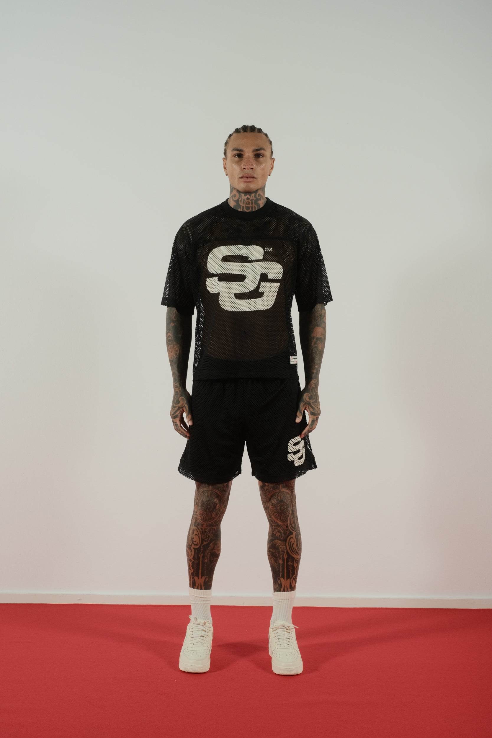 Summer Games SG24 Mesh Top in Black - Hesperia