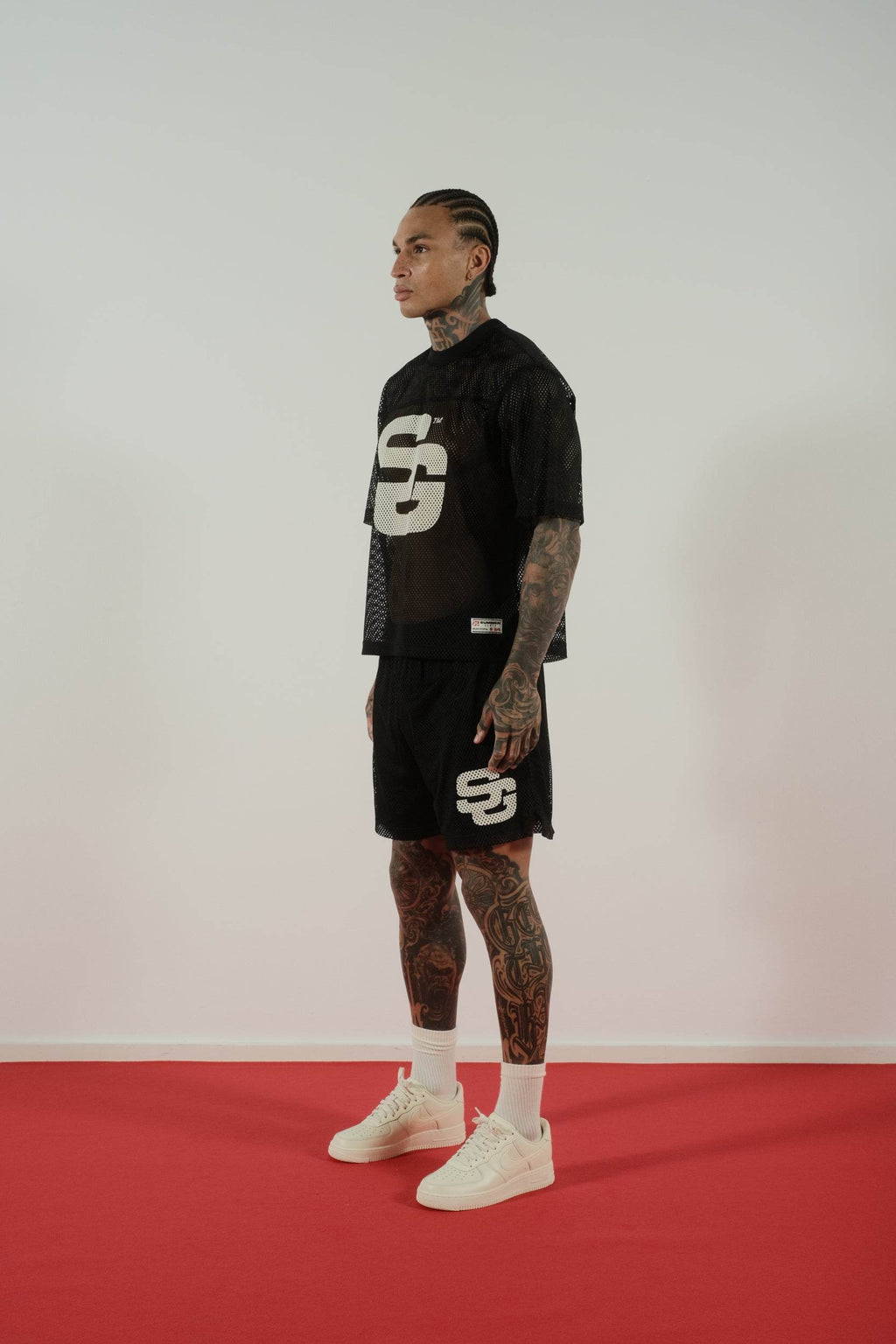 Summer Games SG24 Mesh Top in Black - Hesperia