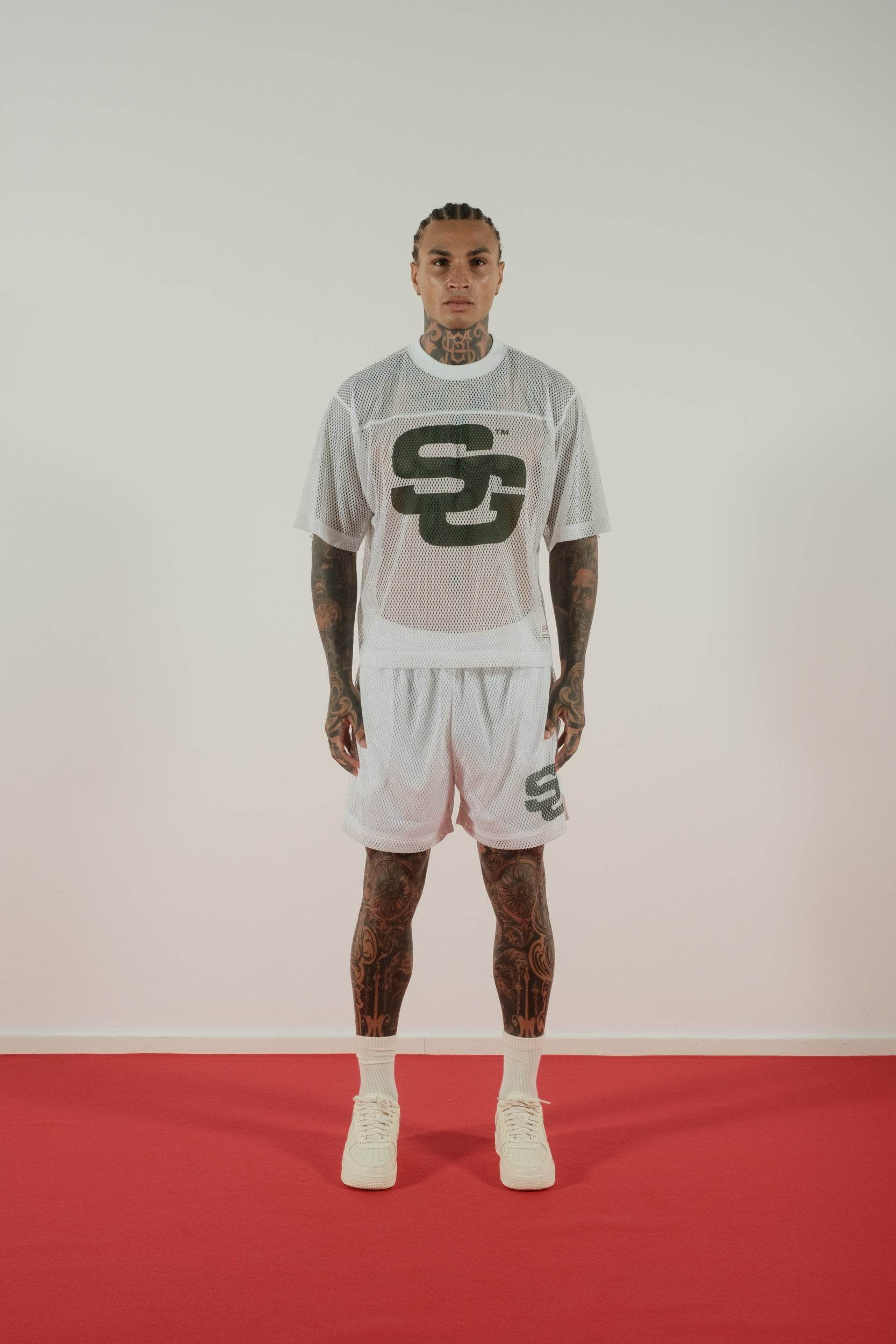 Summer Games SG24 Mesh Top in White - Hesperia