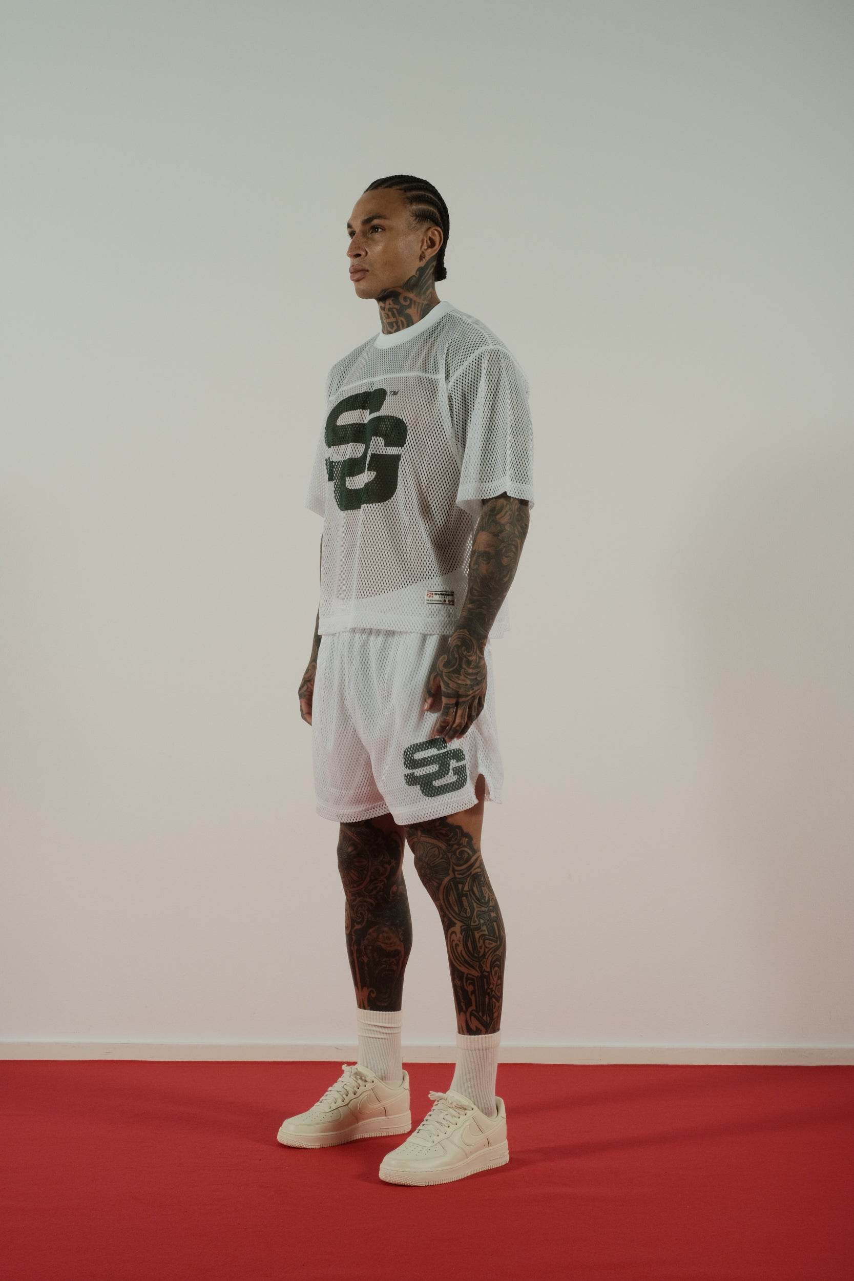 Summer Games SG24 Mesh Top in White - Hesperia