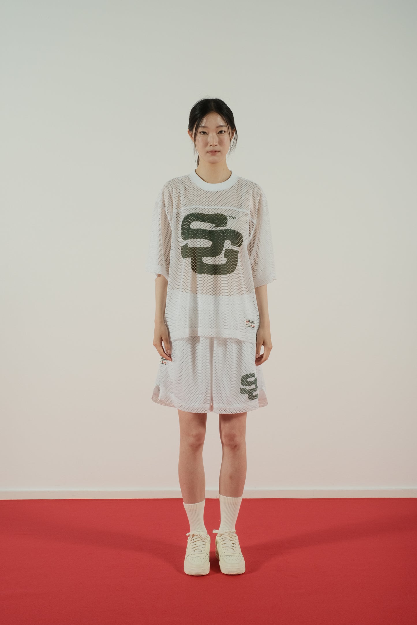 Summer Games SG24 Mesh Top in White