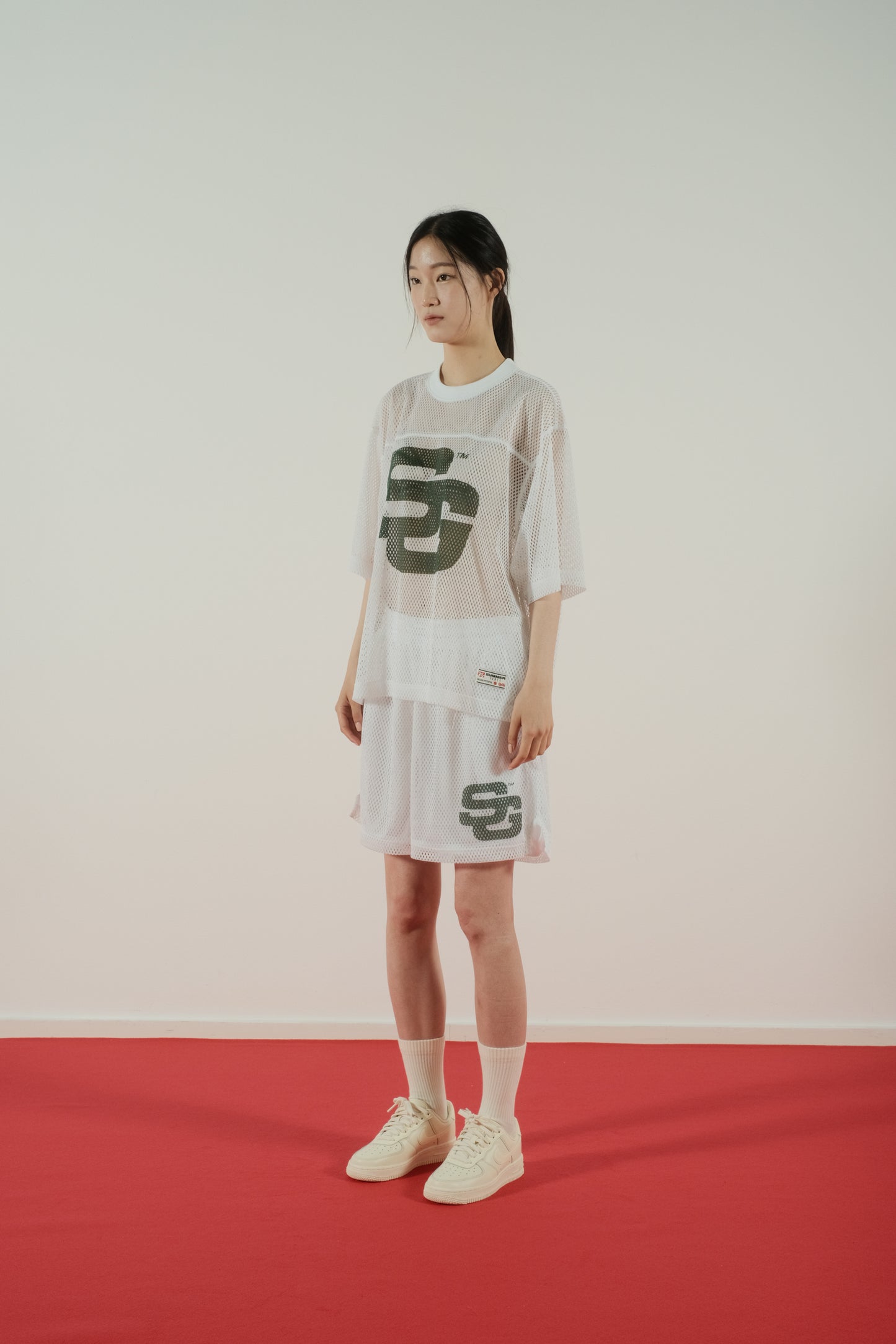 Summer Games SG24 Mesh Top in White