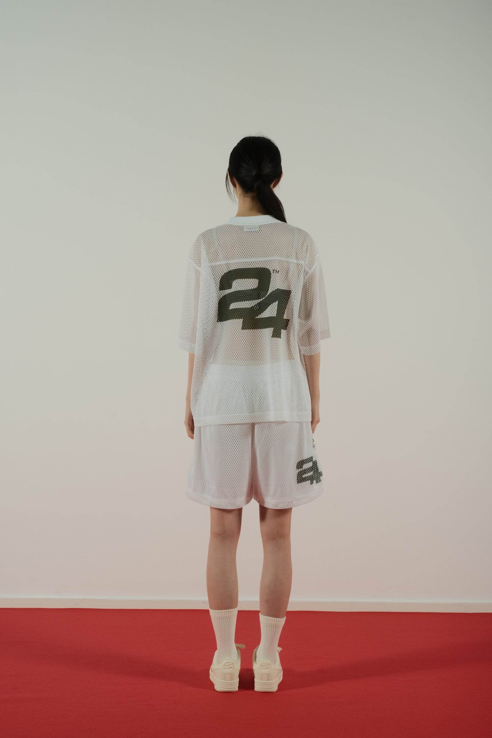 Summer Games SG24 Mesh Top in White - Hesperia