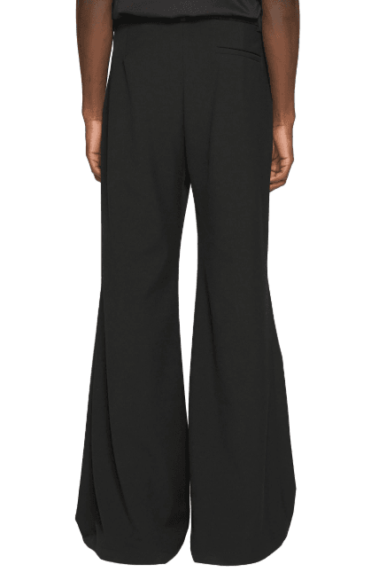 Labeless Bootcut Trousers in Black - Hesperia