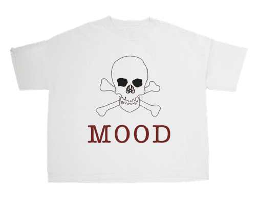 Mood Swings Antidote Tee In White - Hesperia