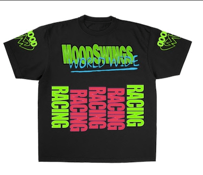 Mood Swings MotoX Tee In Black - Hesperia