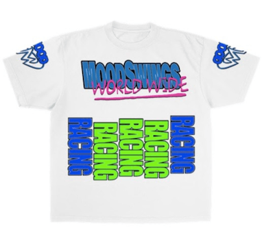 Mood Swings MotoX Tee In White - Hesperia