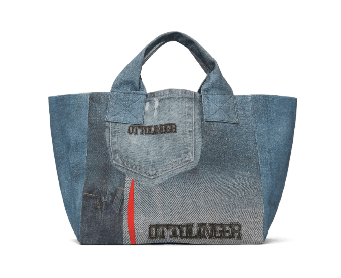 Ottolinger Blue Denim Maxi Tote - Hesperia
