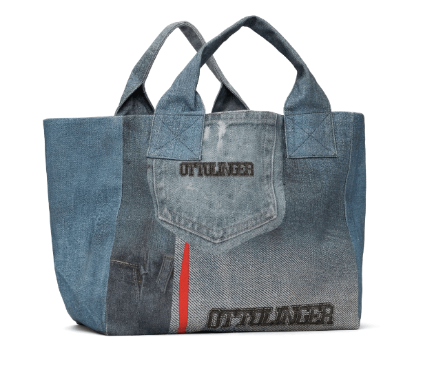 Ottolinger Blue Denim Maxi Tote - Hesperia