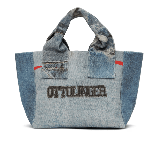 Ottolinger Blue Mini Denim Tote - Hesperia