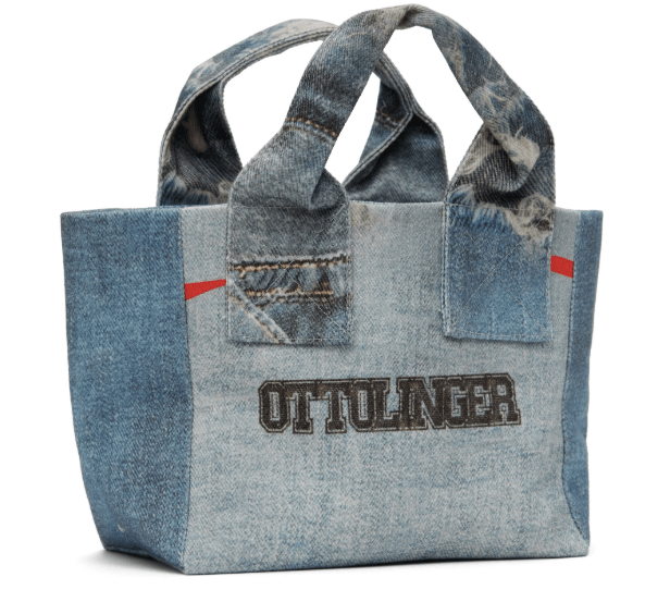 Ottolinger Blue Mini Denim Tote - Hesperia