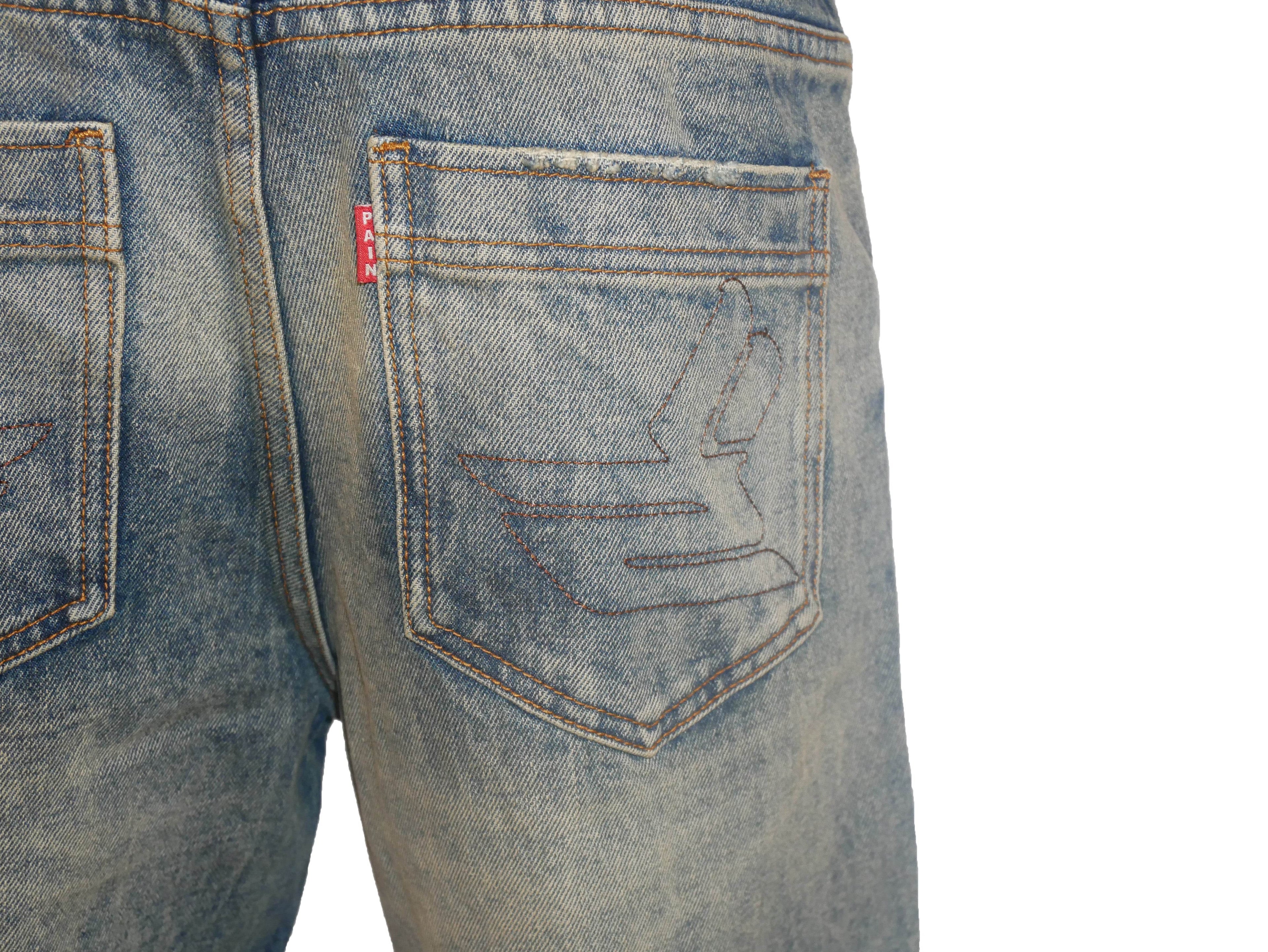 Sicko Denim White On Indigo - Hesperia