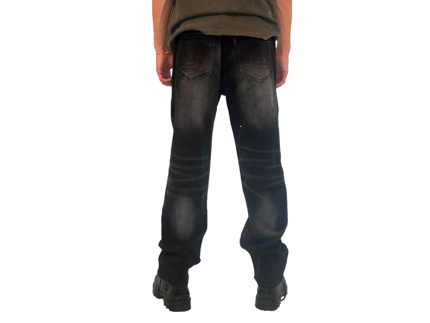 Sicko Denim Olive On Black