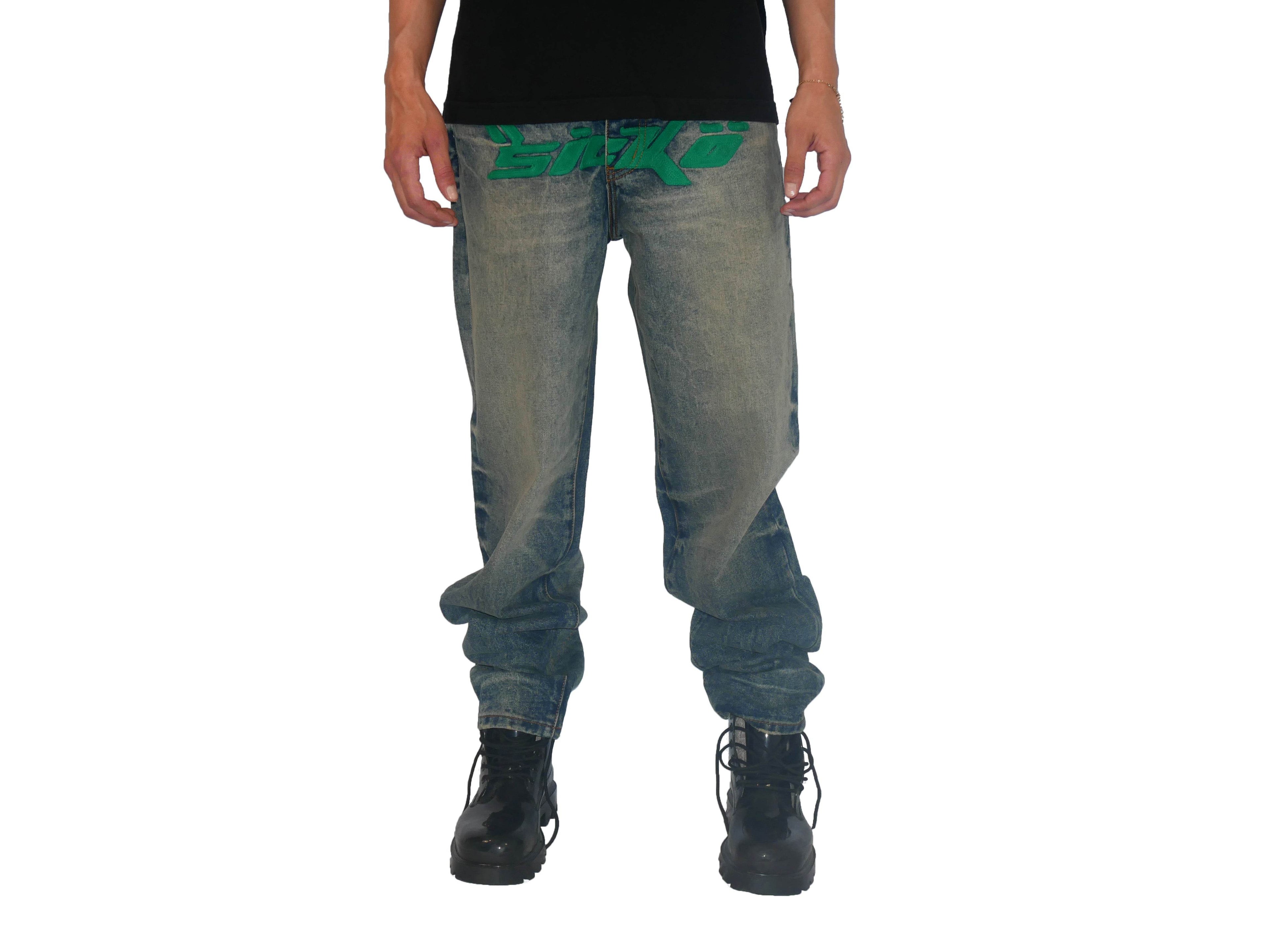 Sicko Denim Green on Indigo - Hesperia