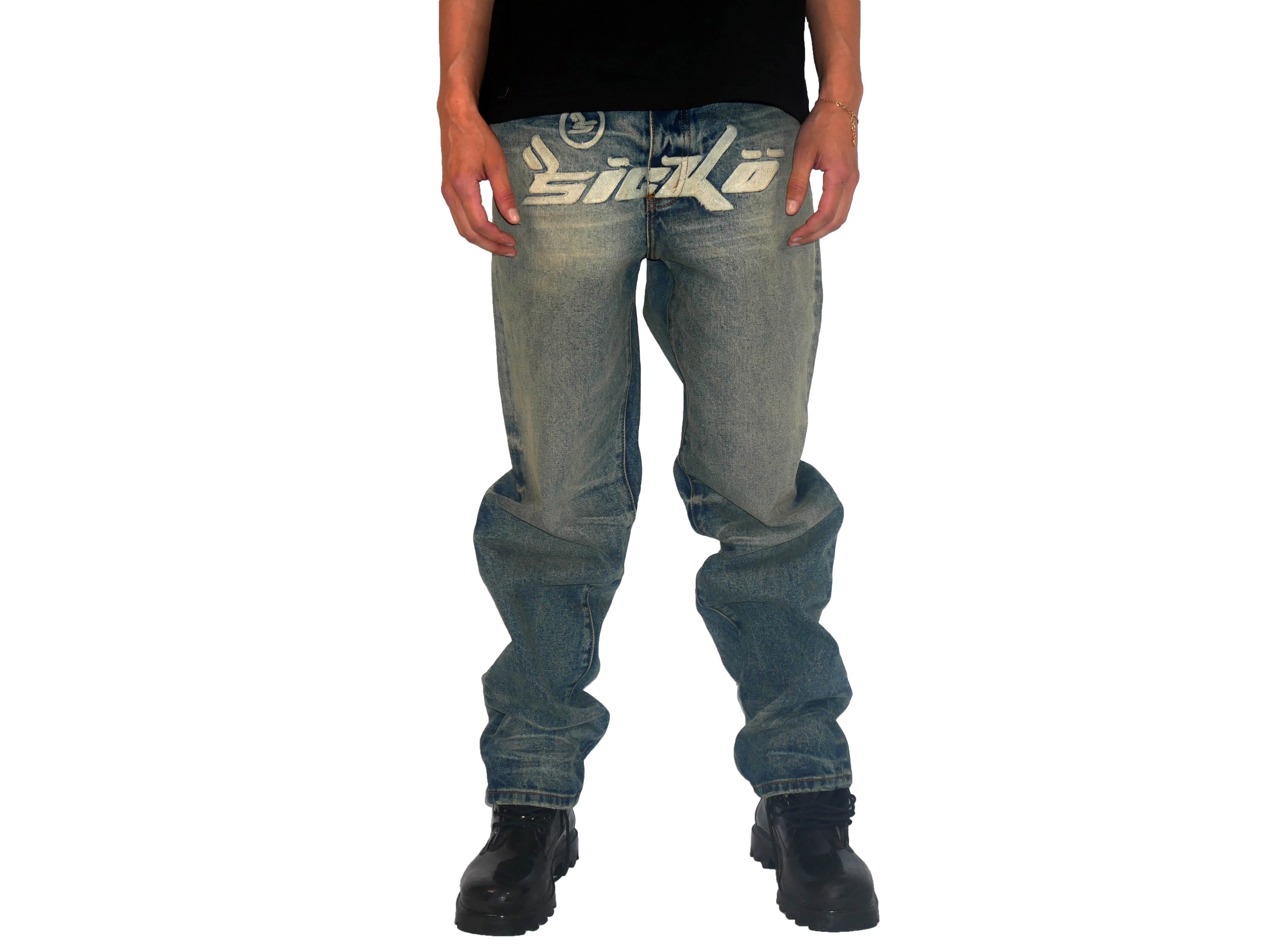 Sicko Denim White On Indigo - Hesperia