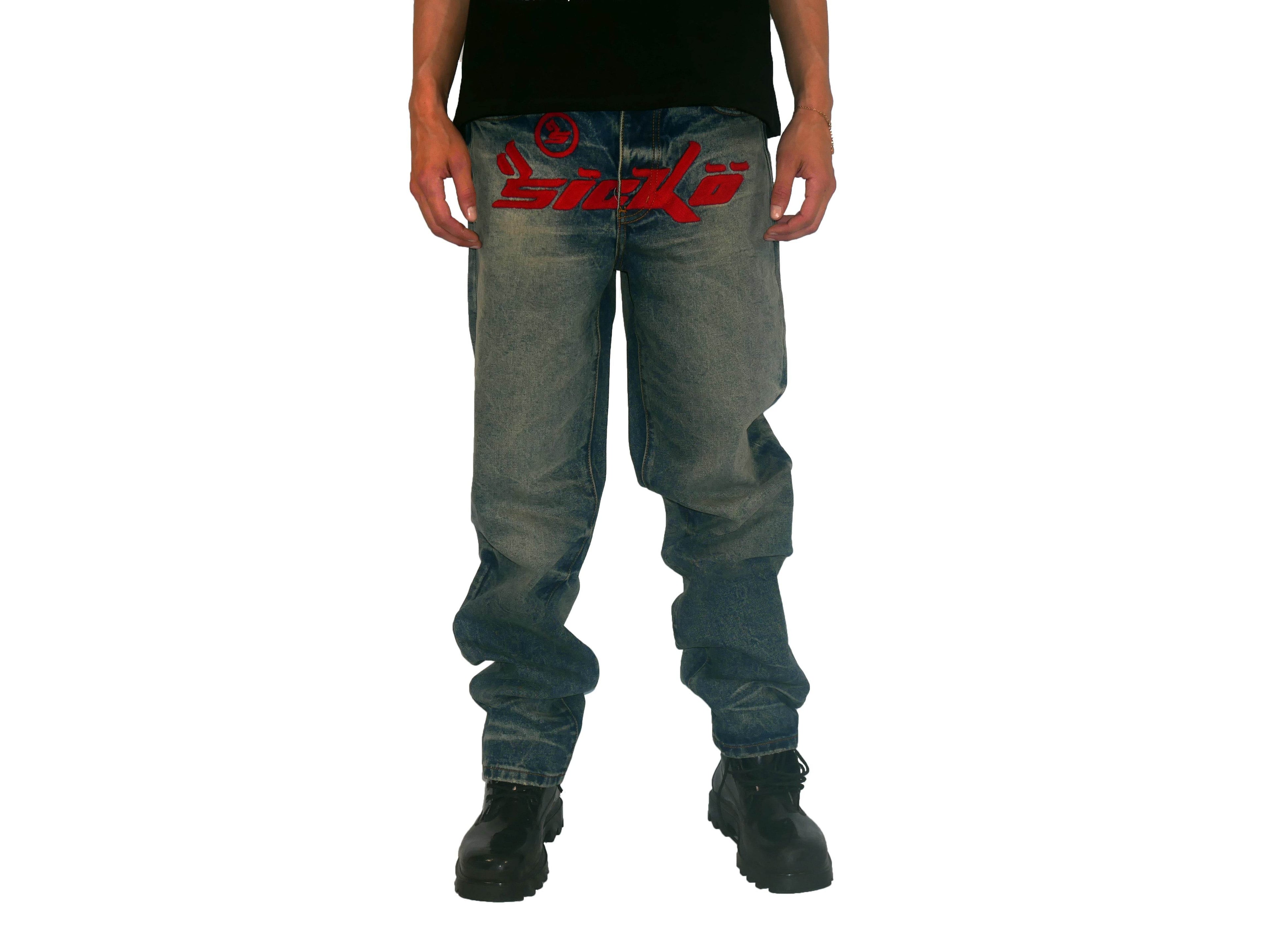 Sicko Denim Red on Indigo - Hesperia