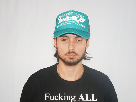 Sicko Dirty Laundry Trucker Teal On Teal