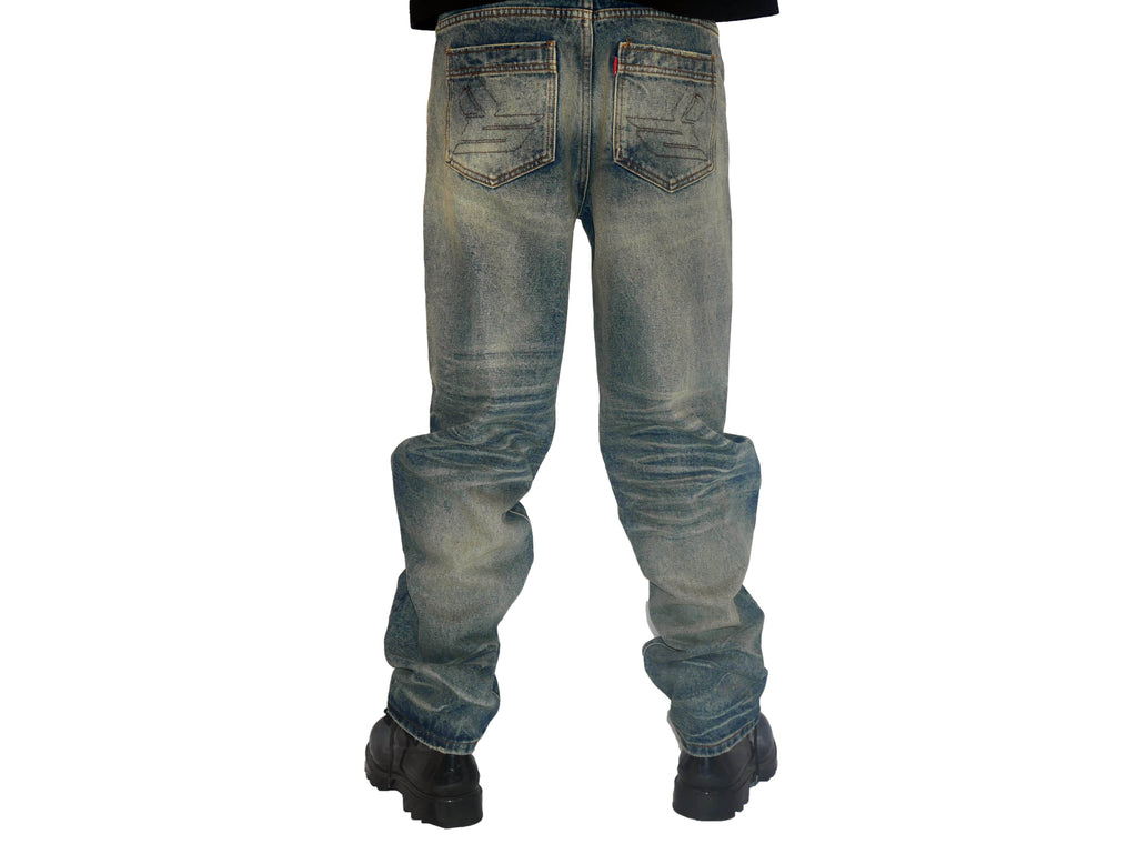 Sicko Denim White On Indigo - Hesperia