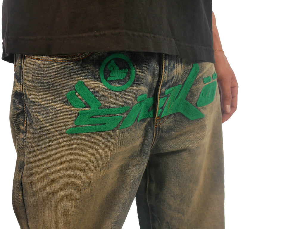 Sicko Denim Green on Indigo - Hesperia