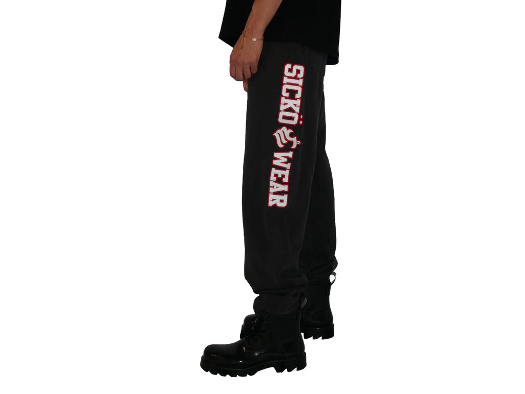 Sicko Sickowear Sweatpants in Black - Hesperia