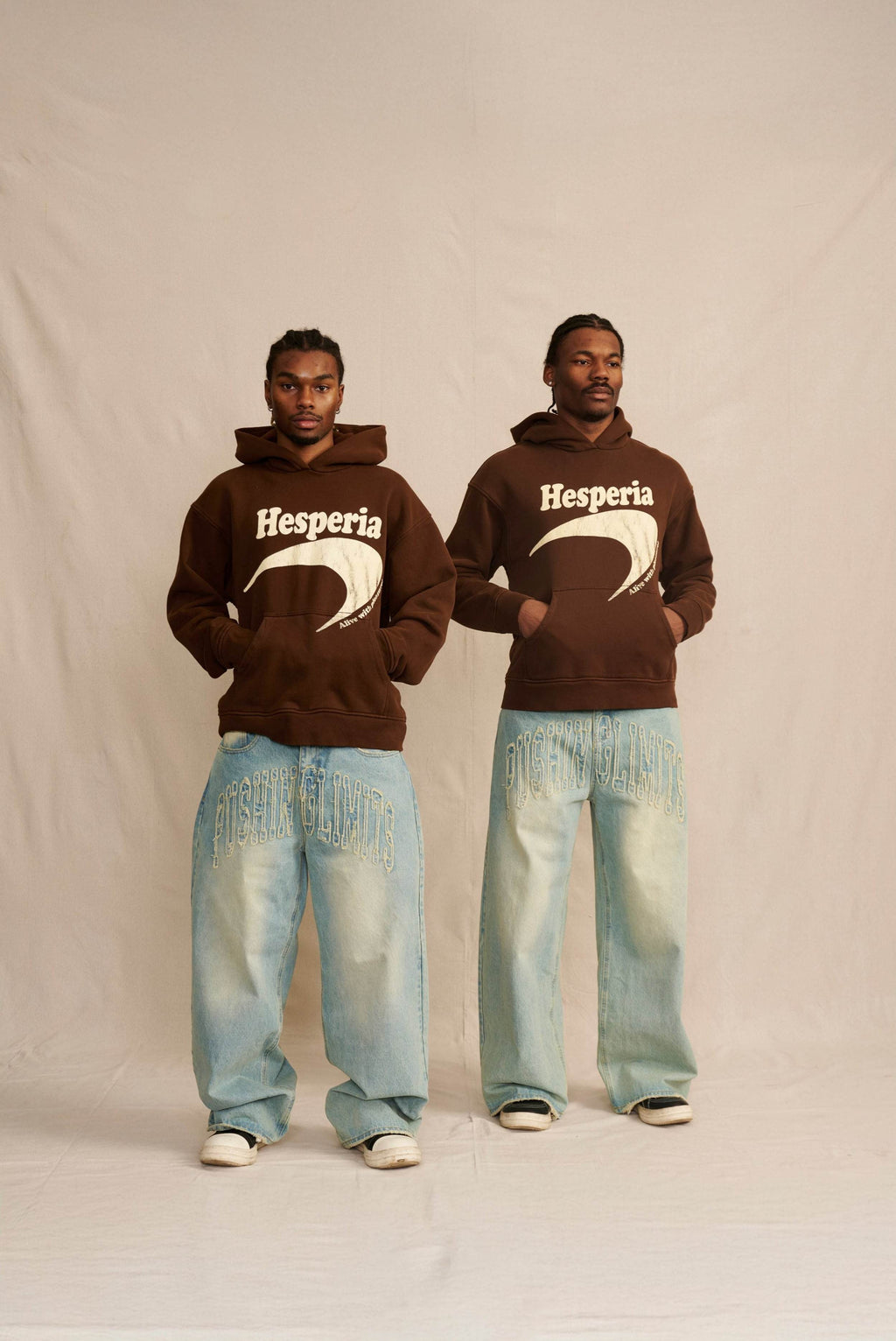 Hesperia Newport Hoodie In Brown - Hesperia