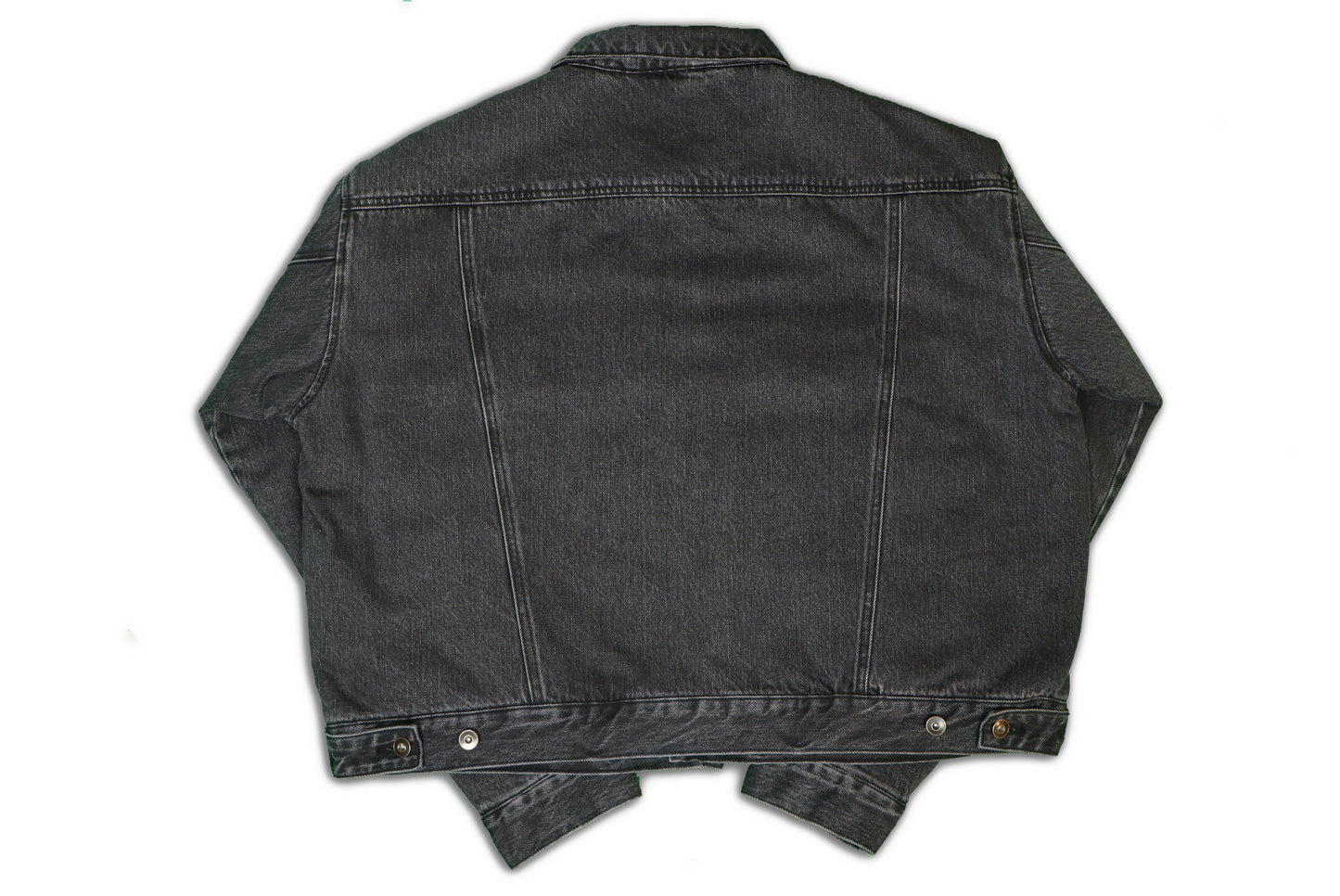 Elwood Western Denim Jacket Washed Black