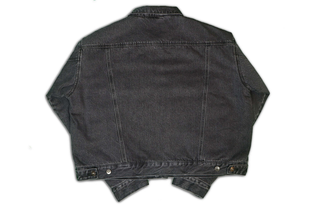 Elwood Western Denim Jacket Washed Black - Hesperia