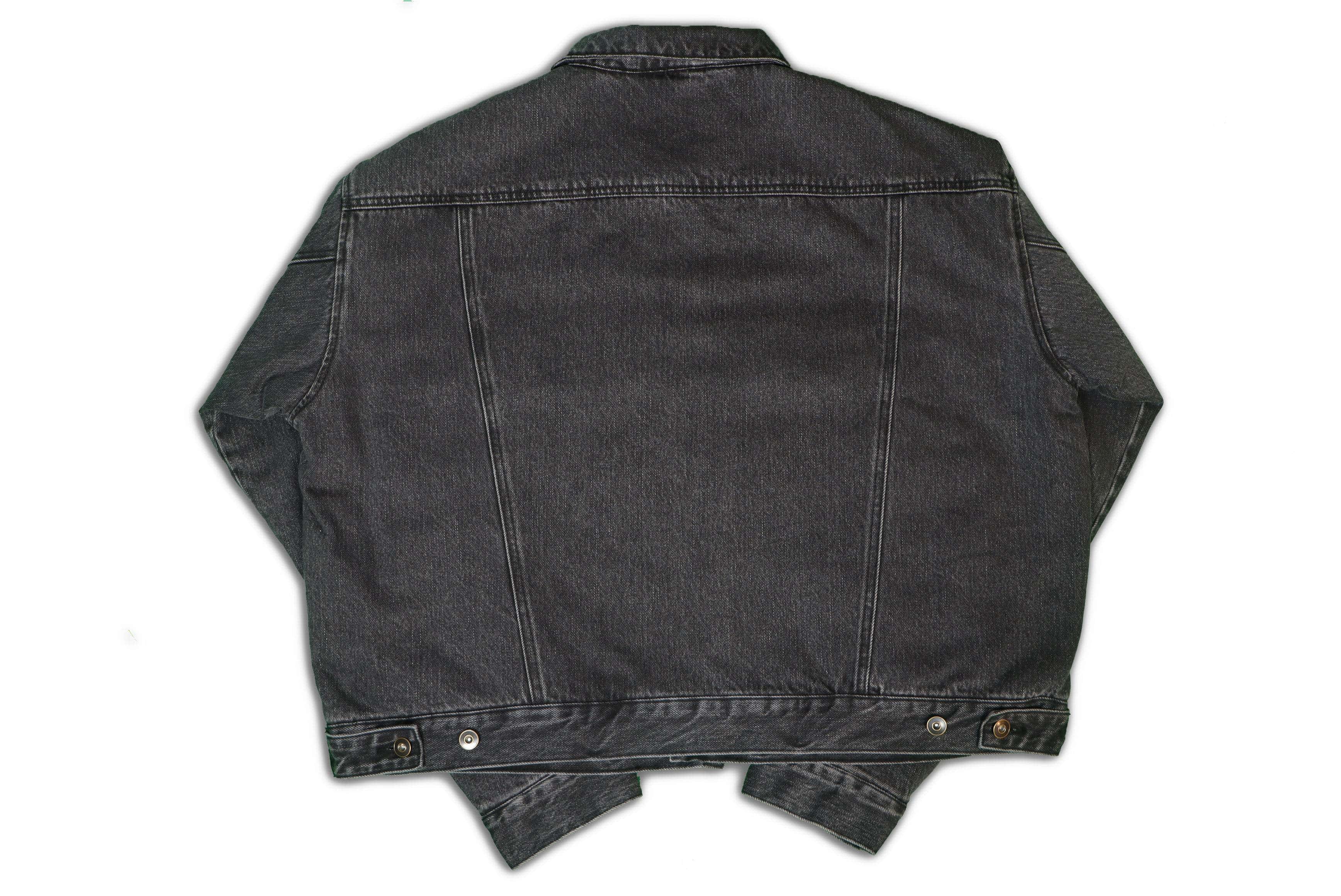 Elwood Western Denim Jacket Washed Black - Hesperia