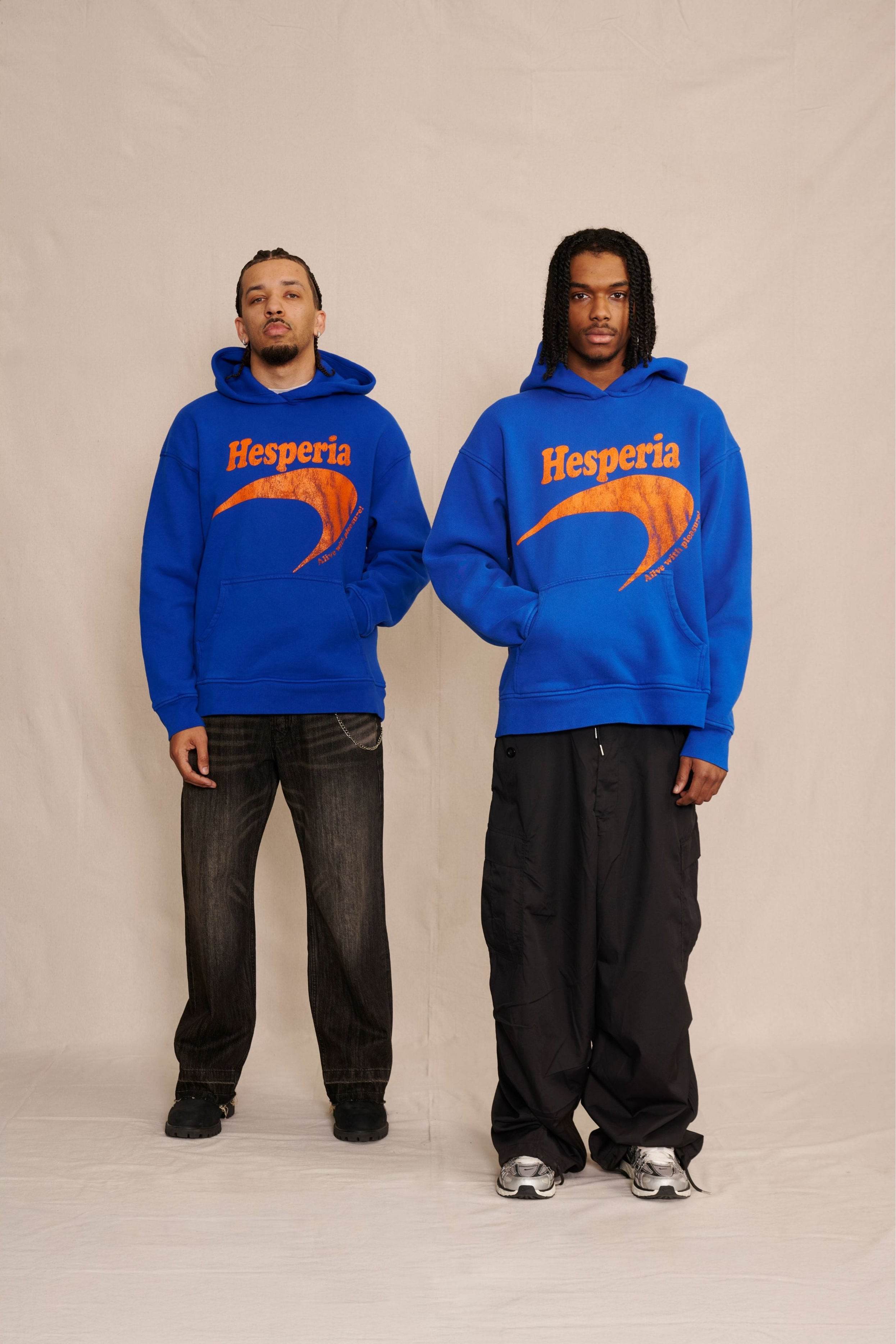 Hesperia Newport Hoodie In Blue - Hesperia