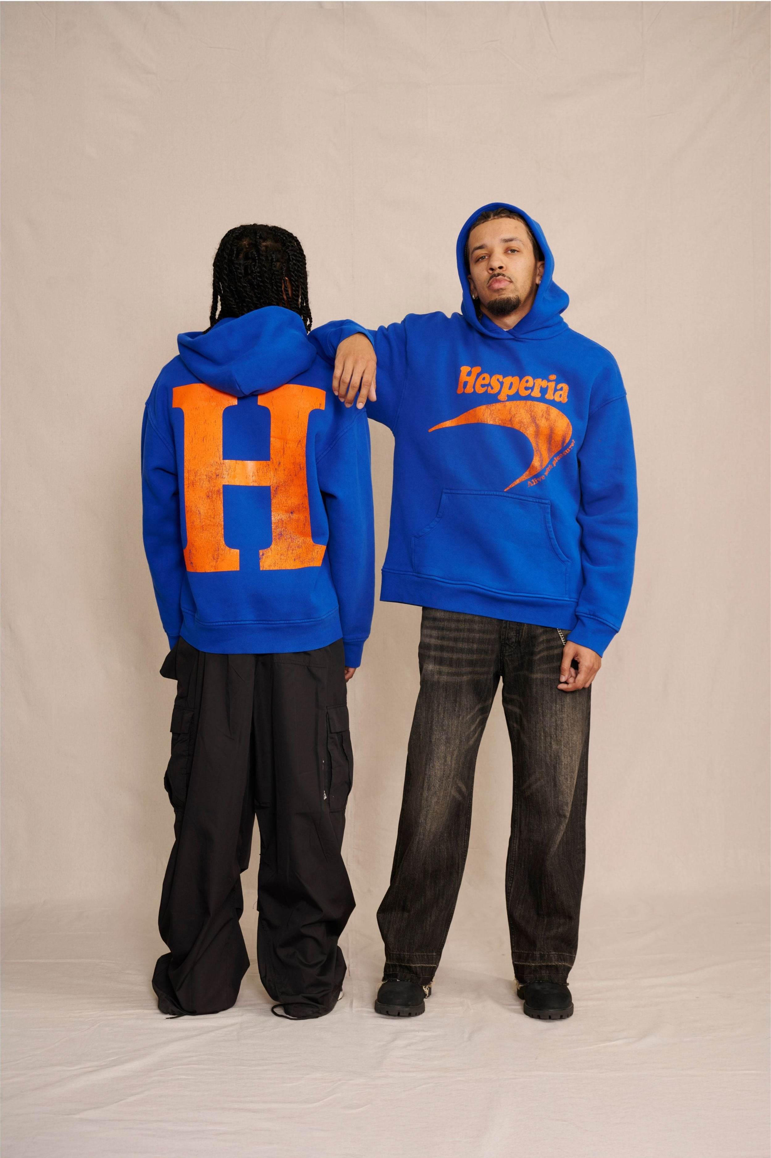 Hesperia Newport Hoodie In Blue - Hesperia