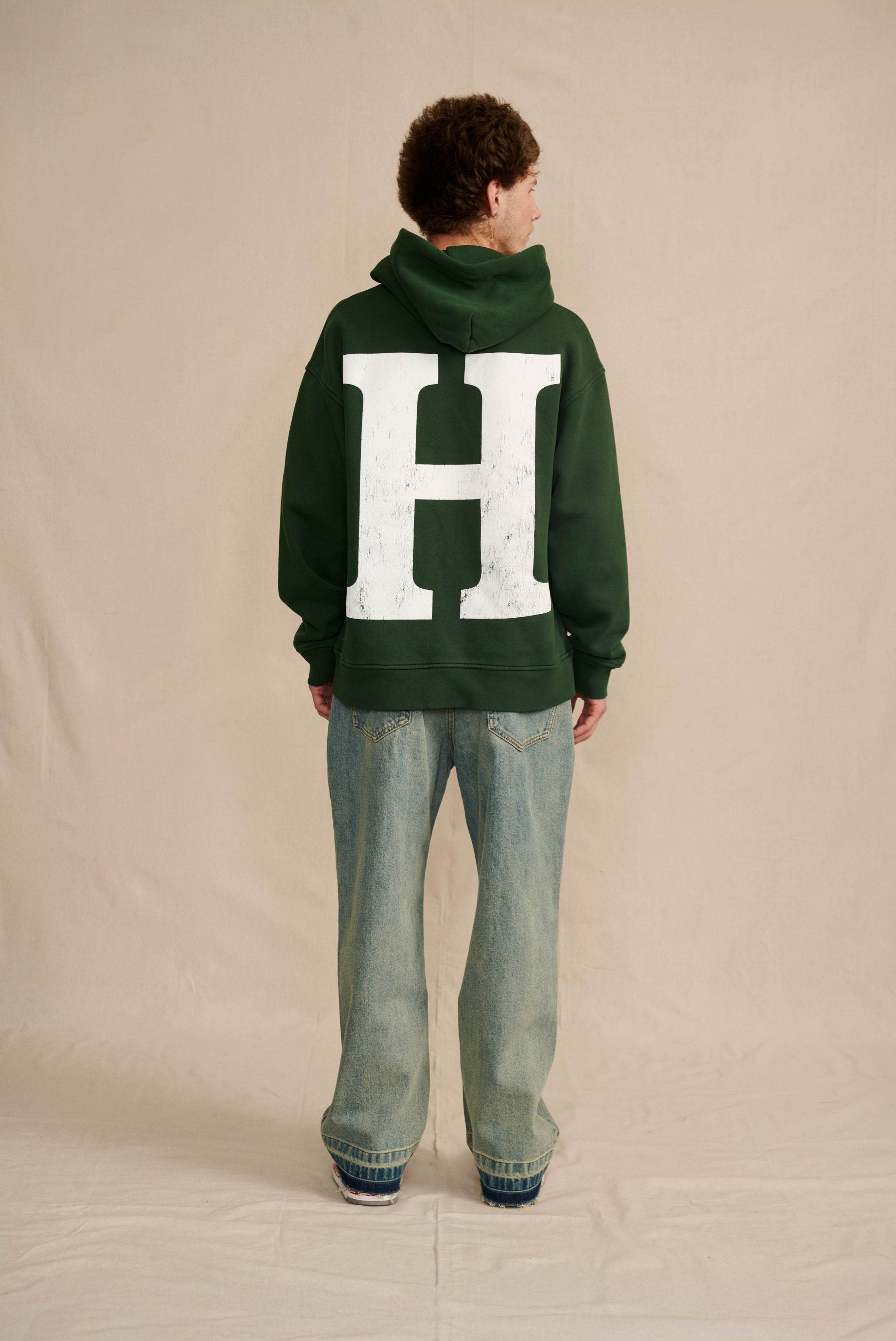Hesperia Newport Hoodie In Green - Hesperia