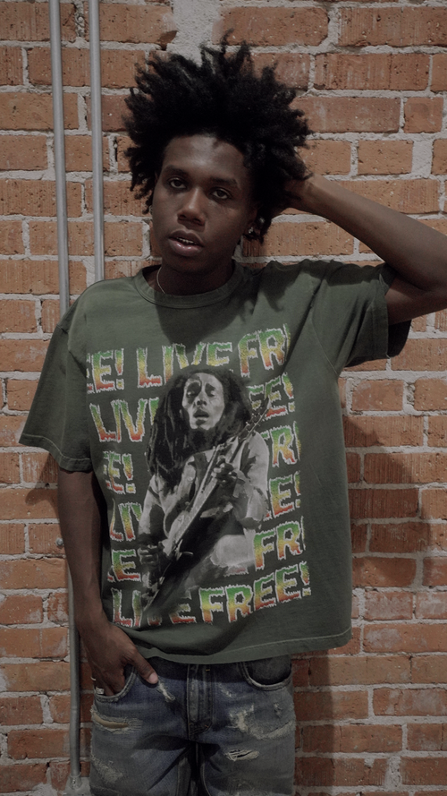 Barriers Irie Ringer Tee Vintage Green